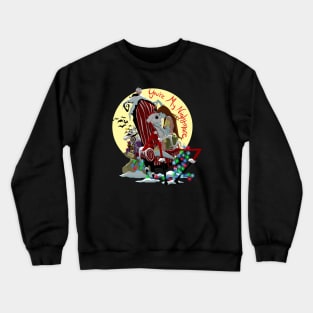 Halloween on Christmas Crewneck Sweatshirt